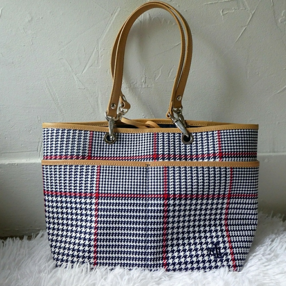 Ralph Lauren Plaid Shoulder Bag